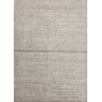 Wool and rayon blend chenille area rug, Ribbed Cloud
