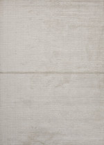 Wool and rayon chenille blend area rug, 'Ribbed Truffle' - Handloomed Solid Beige Ribbed Wool Rayon Chenille Area Rug