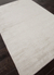 Teppich aus Woll- und Viskose-Chenille-Mischung - Handgewebter, beigefarbener Chenille-Teppich aus gerippter Wolle