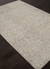 Massiver Teppich aus elfenbeinfarbener/grauer Wolle, „Miste“ – Massiver Teppich aus elfenbeinfarbener/grauer Wolle
