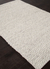 Textured tone-on-tone ivory/gray wool area rug, 'Vyssa' - Textured Tone-on-tone Ivory/Gray Wool Area Rug (image 2c) thumbail