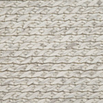 Textured tone-on-tone ivory/gray wool area rug, 'Vyssa' - Textured Tone-on-tone Ivory/Gray Wool Area Rug
