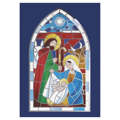 Nativity Window Christmas Cards - Unicef Charity Christmas Cards