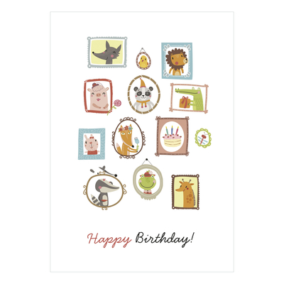 UNICEF birthday cards, 'Children's Birthdays' (set of 10) - Children's Birthdays Greeting Cards
