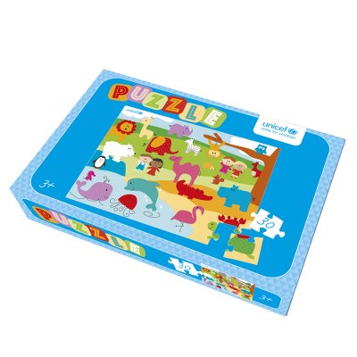 UNICEF children's animal puzzle - Hours of Fun Learning the Different Animals