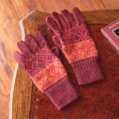 100% alpaca gloves, 'Diamond of the Andes' - Alpaca gloves