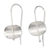 Sterling silver drop earrings, 'Urban Minimalism' - Modern Sterling Silver Earrings (image 2b) thumbail