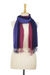 Cotton scarves, 'Colors of Experience' (pair) - Cotton Scarf set (image 2b) thumbail