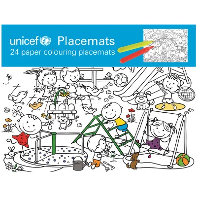 UNICEF Colouring Placemats - Mealtime Fun Placemats