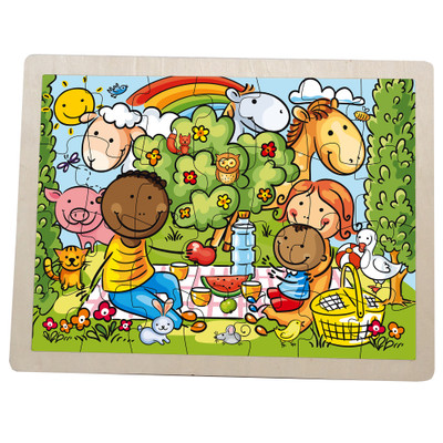 Unicef Wooden Puzzle - Unicef Charity Children's Game