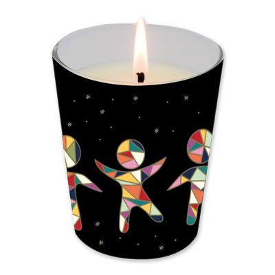 UNICEF Christmas Candle, 'Chasing Dreams' - UNICEF Christmas Candle in UNICEF-Branded Box