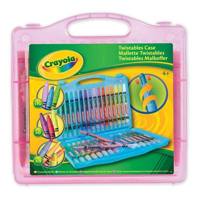 Crayola Twistables Case - Pink - Crayola Twistables Crayon set