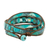 Glass beaded wrap bracelet, 'Country River' - Colorful Glass Beaded Wrap Bracelet from Guatemala (image 2e) thumbail