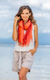 Cotton scarves, 'Delightful Breeze in Reds' (pair) - Cotton Wrap Scarves in Red Pink and Orange (Pair) thumbail