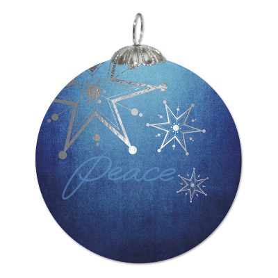 UNICEF glass holiday ornament, 'Wish Upon a Star' - UNICEF Holiday Glass Ornament