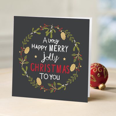 UNICEF holiday greeting cards, 'Chalkboard Wishes' (set of 10) - UNICEF Chalkboard Wishes Holiday Cards (Set of 10)