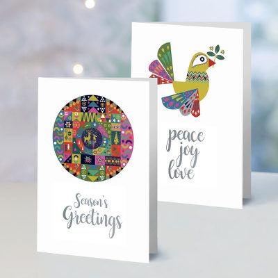 UNICEF holiday greeting cards, 'The Peace of the Season' (set of 10) - UNICEF The Peace of the Season Holiday Cards (Set of 10)