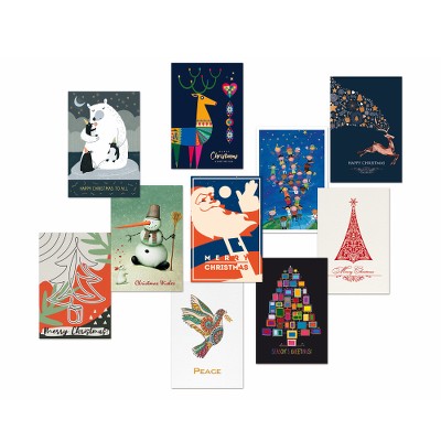 Unicef Christmas cards, 'Assortment Pack' (set of 10) - Unicef Christmas Card Assortment Pack (set of 10)