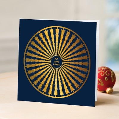 Unicef Christmas cards, 'The Season's Mandala' (set of 10) - Unicef Christmas Cards The Season's Mandala (Set of 10)