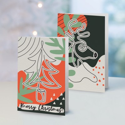 Unicef Christmas cards, 'Boldly Graphic' (set of 10) - Unicef Christmas Cards Boldly Graphic (Set of 10)