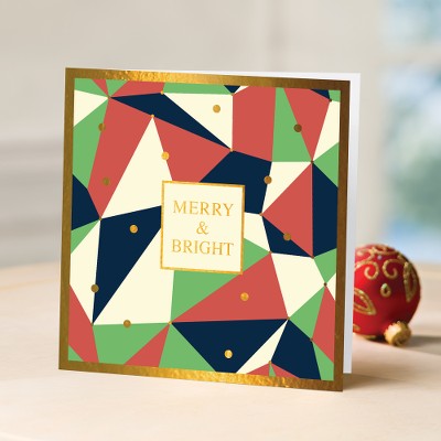 Unicef Christmas cards, 'Merry & Bright' (set of 10) - Unicef Christmas Cards Merry & Bright (Set of 10)