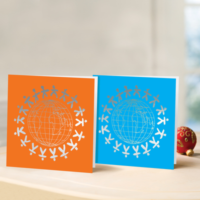 UNICEF all-occasion cards, 'A Circle of Friendship' (set of 10) - UNICEF All Occasion Cards A Circle of Friendship (Set of 10)
