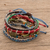 Glass beaded macrame bracelets, 'Colorful Stories' (set of 7) - Colorful Glass Beaded Macrame Bracelets (Set of 7) thumbail