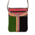 Leather sling, 'Cusco Traveler' - Llama-Themed Multicolored Leather Sling from Peru thumbail