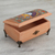 Decoupage wood box, 'Life is Good' - Sun and Moon Decoupage Wood Decorative Box from Mexico (image 2b) thumbail