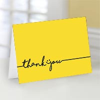 UNICEF thank-you cards, 'A Thankful Smile' (pack of 10) - UNICEF Contemporary Thank-You Cards (pack of 10)