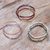Gemstone stretch bracelets, 'Lucky Week' (set of 7) - Thai Gemstone Beaded Stretch Bracelets (Set of 7)