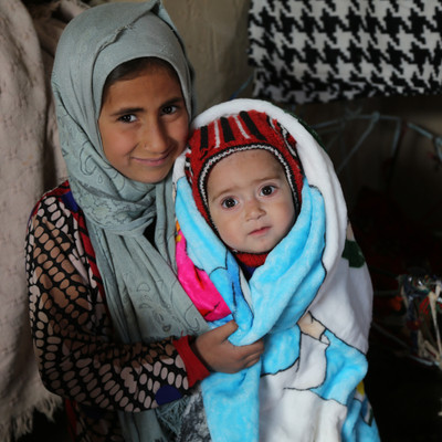 Blankets for five babies - Warm blankets for five babies