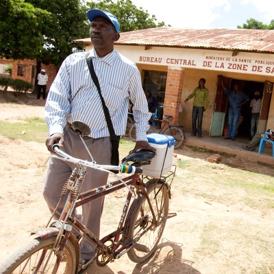 Equip a health worker - Equip a health worker: bicycle, vaccine carrier & supplies