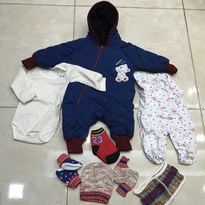 Set of Winter Clothing for a Baby - Set of Winter Clothing for a Baby