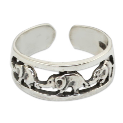 Sterling silver toe ring,