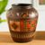 Aged Cuzco vase, 'Labyrinth' - Collectible Ceramic Cuzco Vase