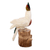 Onyx sculpture, 'Great White Cockatoo' - Hand Carved Onyx And Serpentine Gemstone Sculpture (image 2c) thumbail