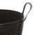Leather waste basket, 'Warrior Guard' - Artisan Crafted Inca Leather Brown Waste Basket (image 2h) thumbail