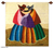 Wool tapestry, 'Women from the Countryside' - Wool tapestry thumbail