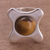 Tiger's eye cocktail ring, 'Coffee Lover' - Sterling Silver Tiger's Eye Cocktail Ring (image 2b) thumbail
