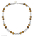 Tiger's eye beaded necklace, 'Coffee Bean' - Handmade Beaded Tiger's Eye Necklace thumbail