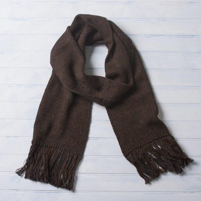 100% alpaca scarf, 'Nightland' - 100% alpaca scarf