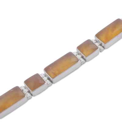 Opal link bracelet, 'Sweetheart' - Opal Link Bracelet