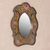 Mirror, 'Garden of Gold' - Reverse Painted Glass Wall Mirror (image 2b) thumbail