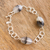 Opal link bracelet, 'Secrets' - Opal link bracelet (image 2) thumbail