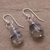 Opal dangle earrings, 'Secrets' - Modern Andean Opal Dangle Earrings (image 2b) thumbail