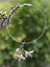 Silbernes halsband - silberblatt-halsband