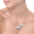 Silver choker, 'Nature's Song' - Silver Leaf Choker