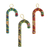 Ornaments, 'Christmas Wish' (set of 3) - Ornaments (Set of 3) (image 2a) thumbail