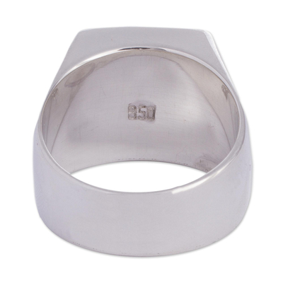 Sodalite domed ring, 'Clarity' - Sodalite Domed Ring